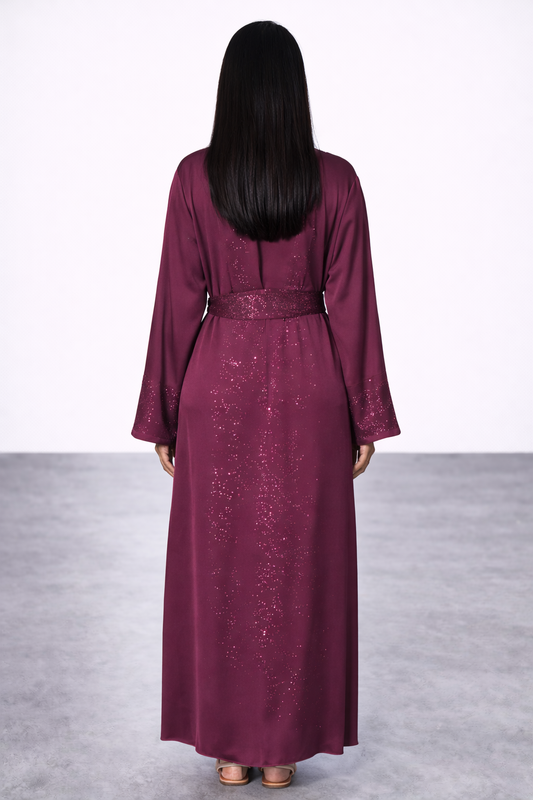 Sparkling Ruby Abaya