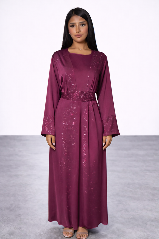 Sparkling Ruby Abaya