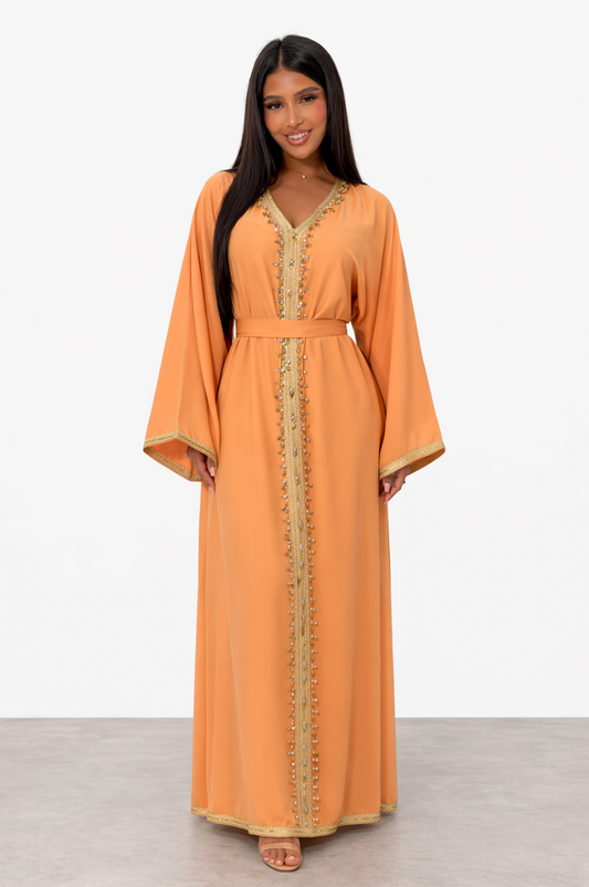 Sunset Pearl Abaya