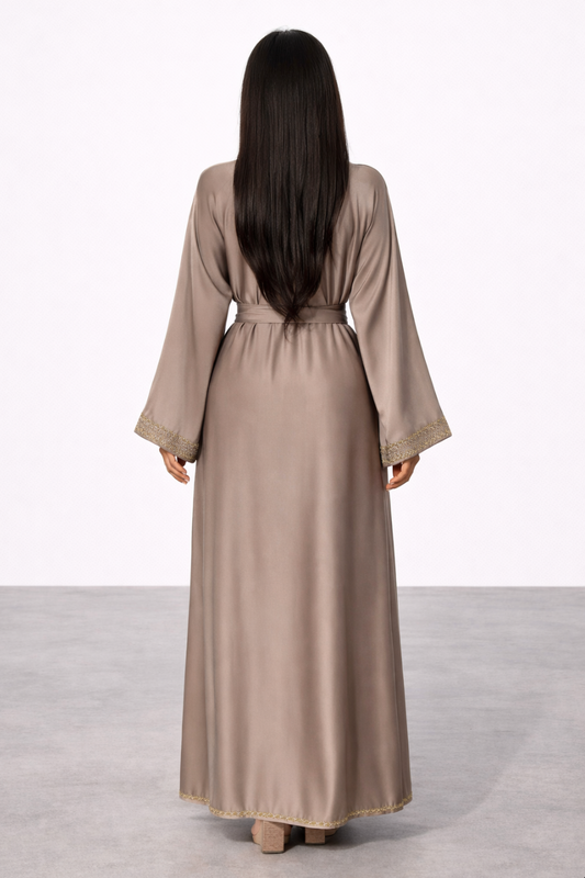Taupe Noor Abaya